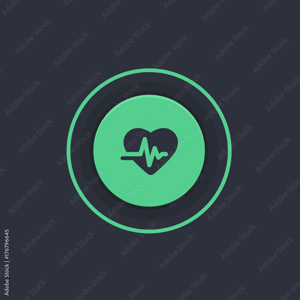 Modern Circle App Button