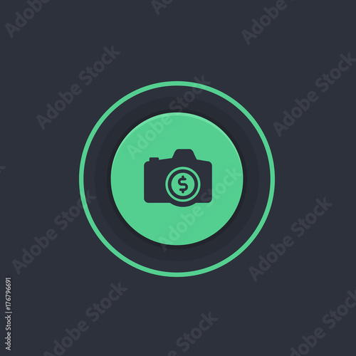 Modern Circle App Button