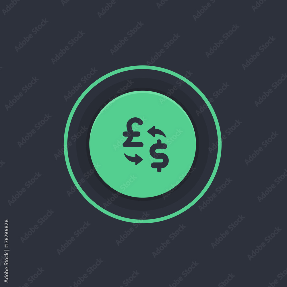 Modern Circle App Button Modern Circle App Button
