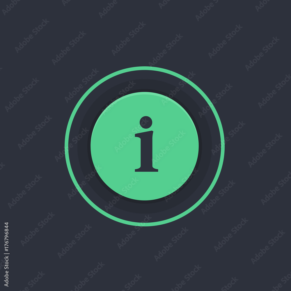 Modern Circle App Button Modern Circle App Button