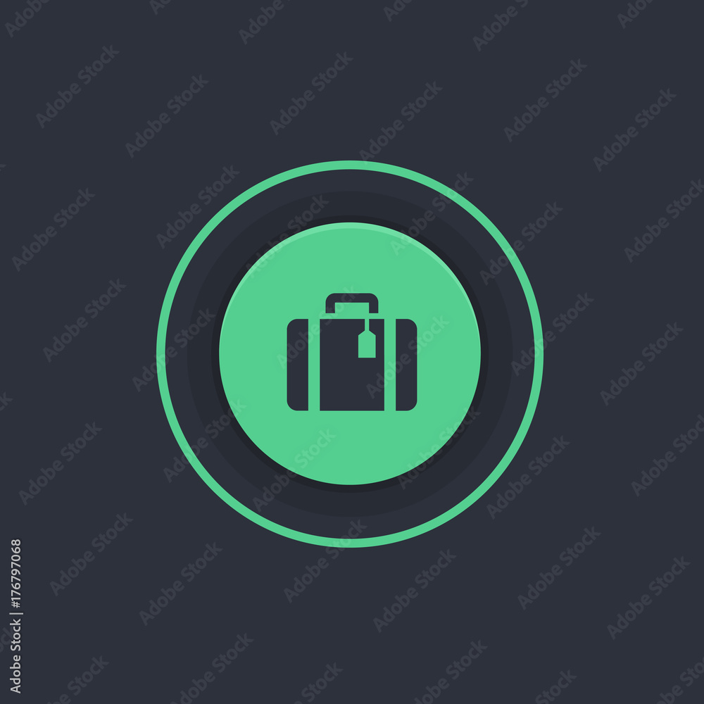 Modern Circle App Button Modern Circle App Button