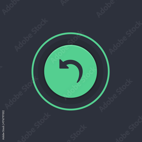 Modern Circle App Button