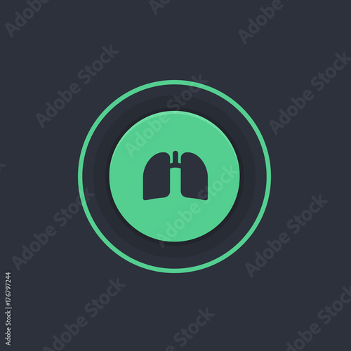 Modern Circle App Button