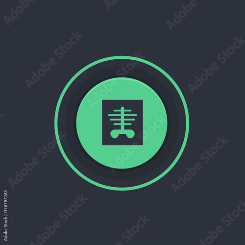 Modern Circle App Button