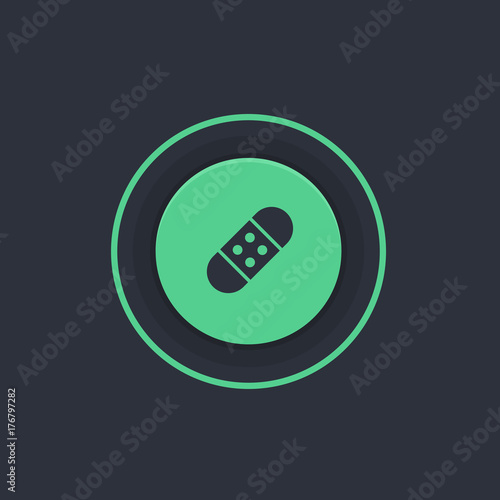 Modern Circle App Button