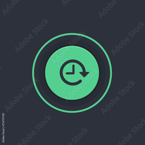 Modern Circle App Button