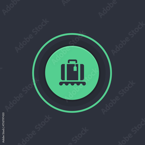 Modern Circle App Button