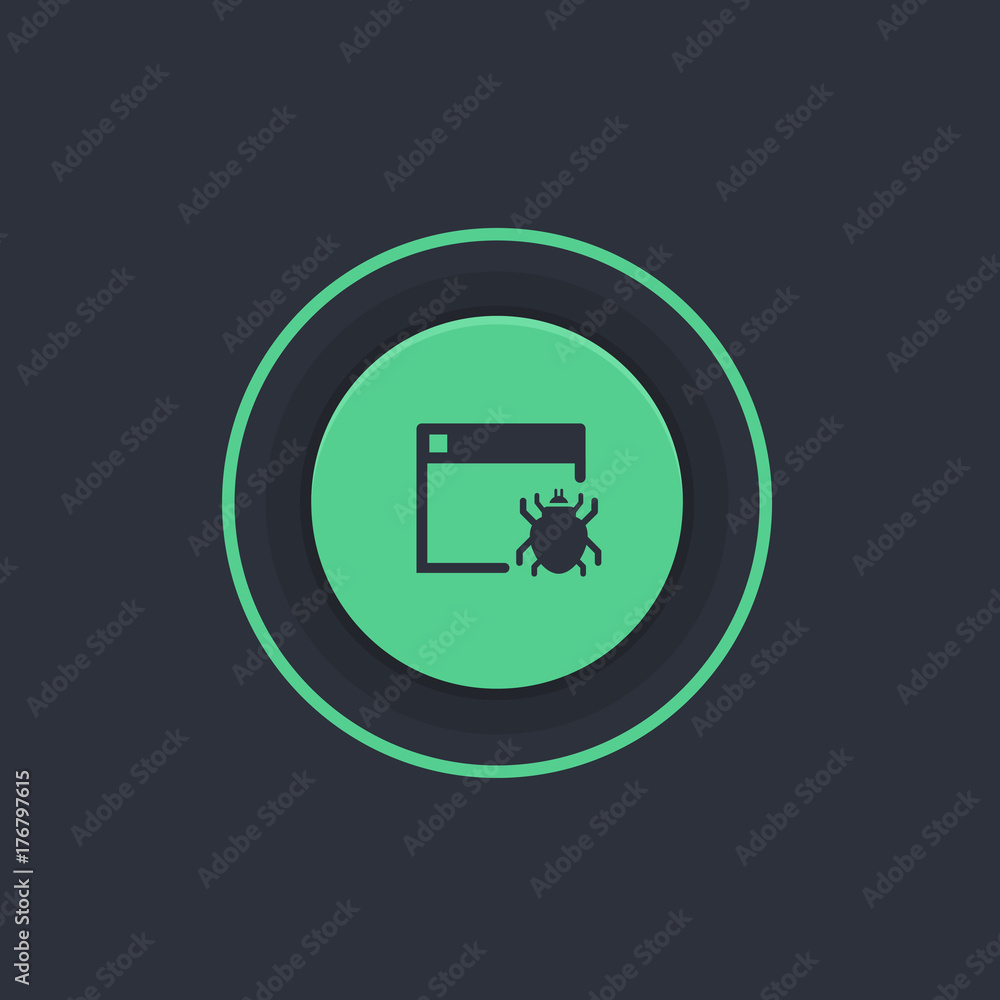Modern Circle App Button Modern Circle App Button