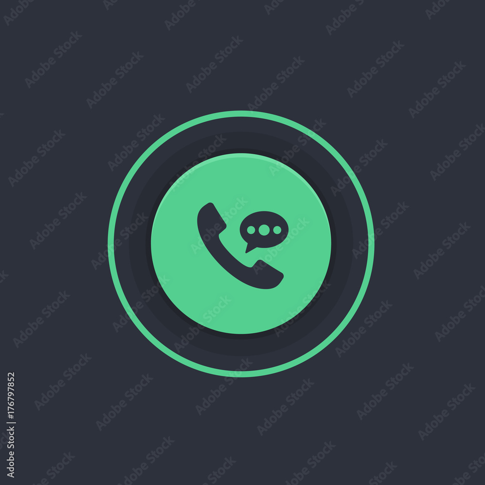 Modern Circle App Button Modern Circle App Button