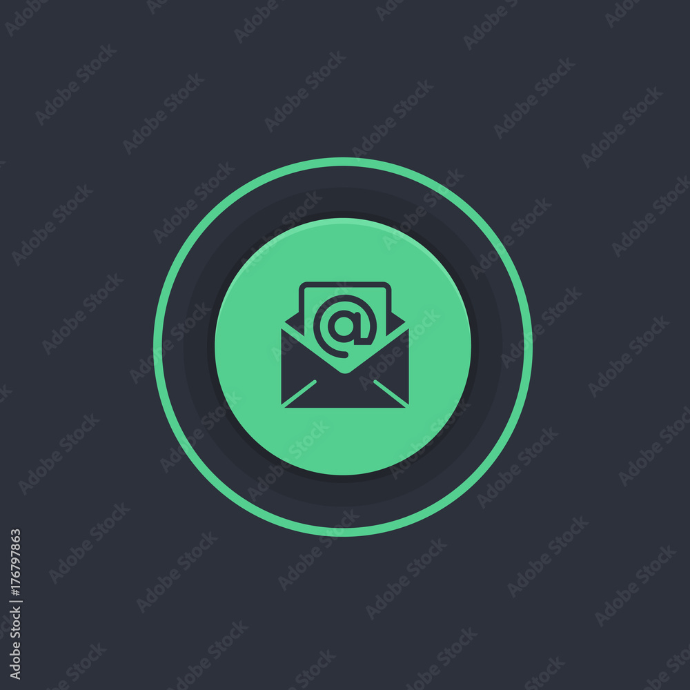 Modern Circle App Button Modern Circle App Button