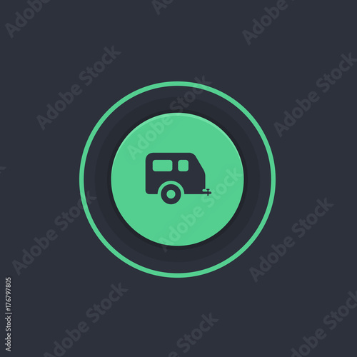 Modern Circle App Button