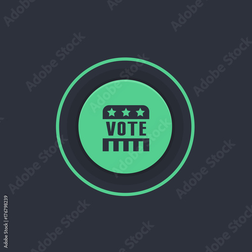 Modern Circle App Button