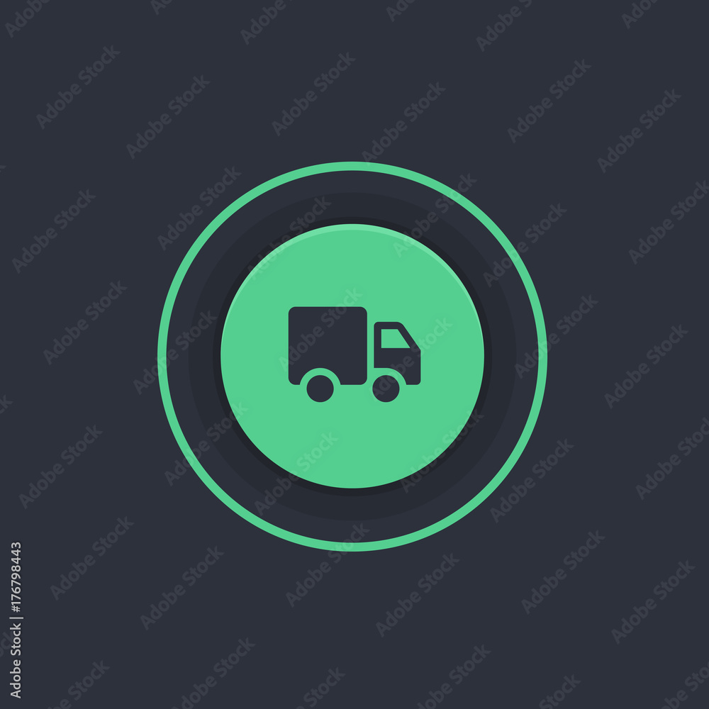Modern Circle App Button Modern Circle App Button