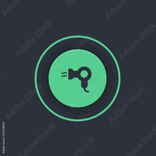 Modern Circle App Button