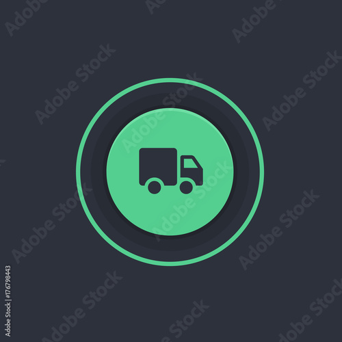 Modern Circle App Button