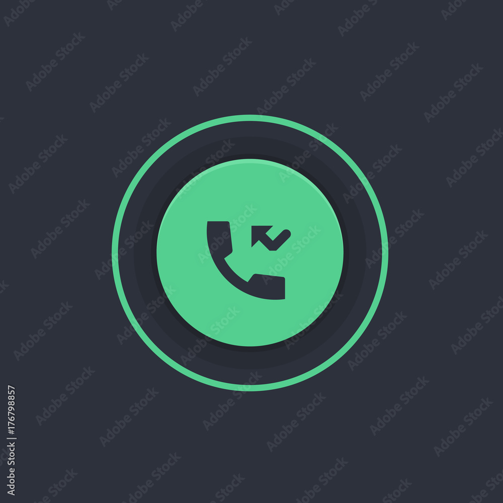 Modern Circle App Button Modern Circle App Button