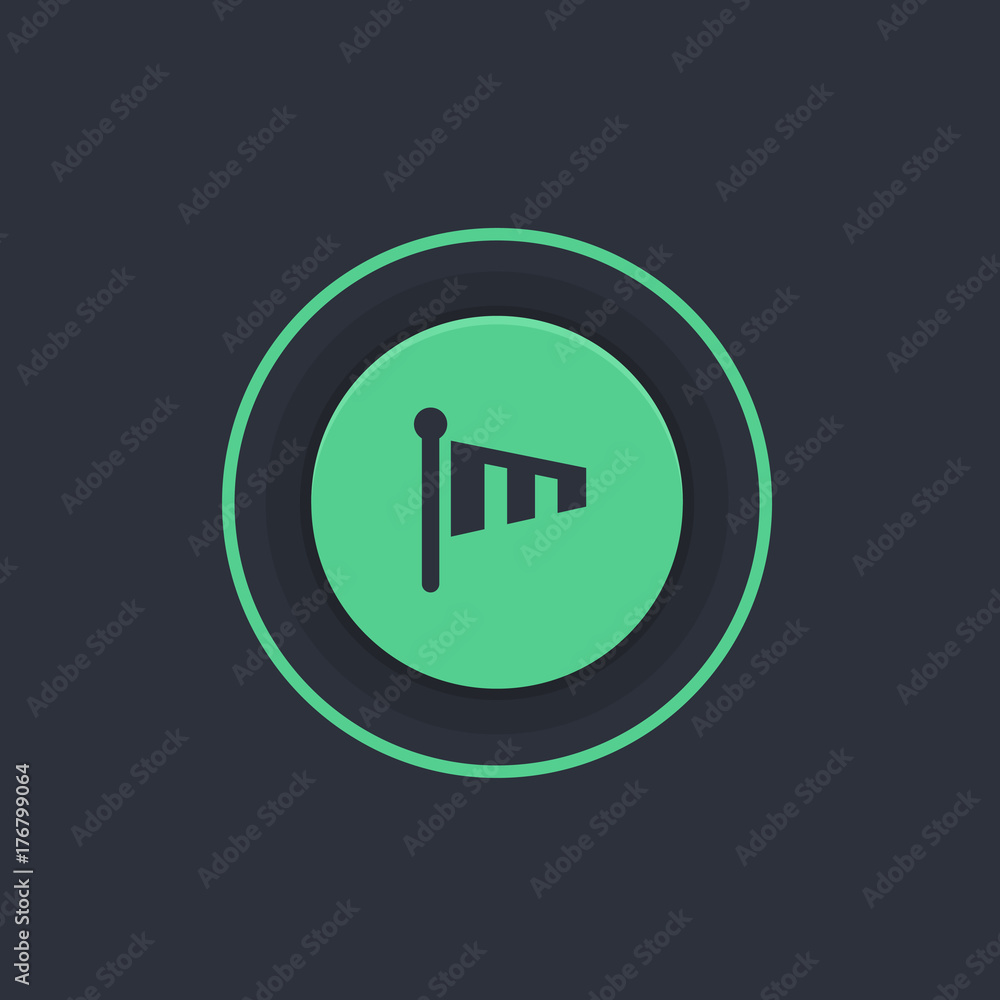 Modern Circle App Button Modern Circle App Button