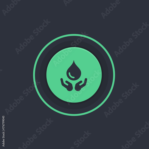 Modern Circle App Button