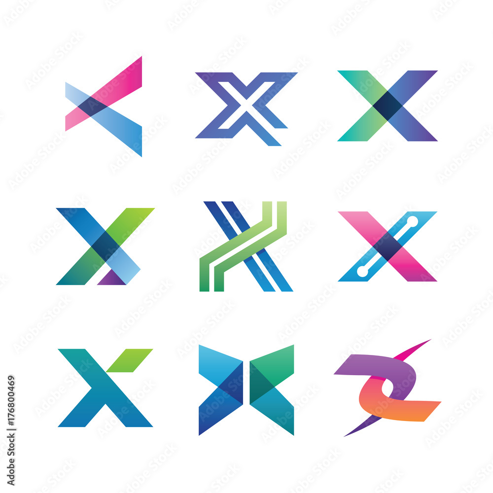 X Logo Abstract: Over 92,561 Royalty-Free Licensable Stock