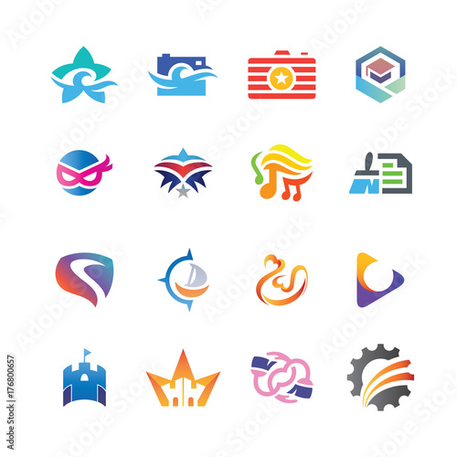 Abstract Vector Logo Collection Pack photo