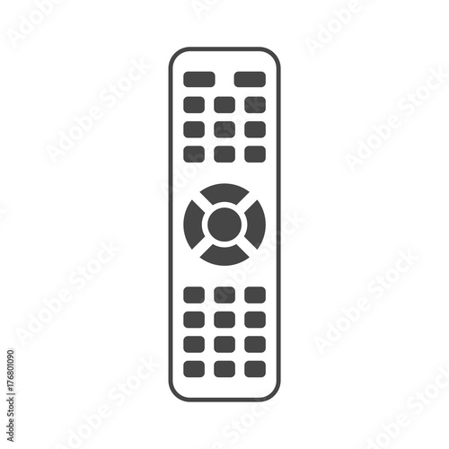 TV remote control icon 