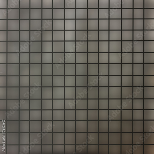 Grid seamless pattern on blur  background