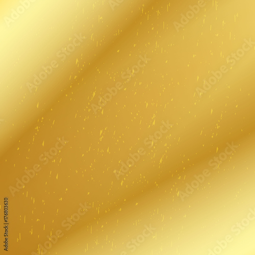Golden speckled background. Gold Vector background