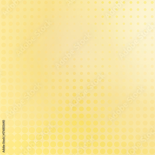 Pale yellow peach dotted background. Transparent halftone background. Vector illustration