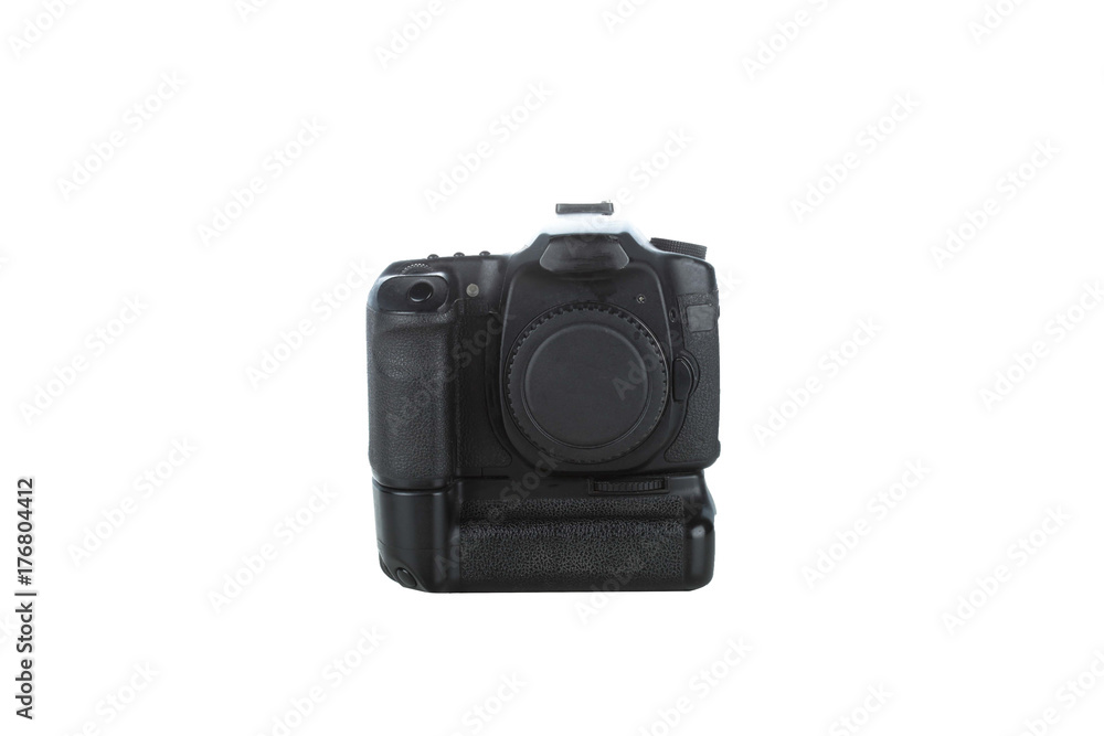 Digital slr isolated on a white background Digital slr isolated on a white background