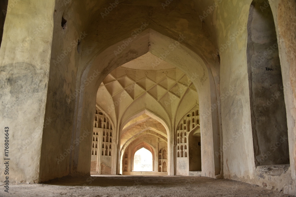 Golconda fort, Hyderabad, India