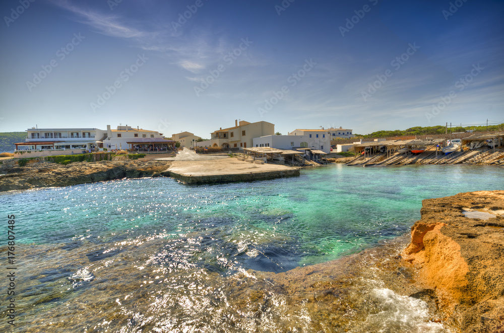 Town of Es Calo in Formentera