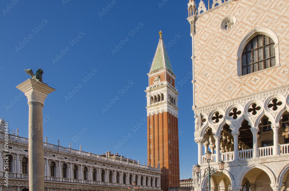 Venezia, campanile piazza san marco