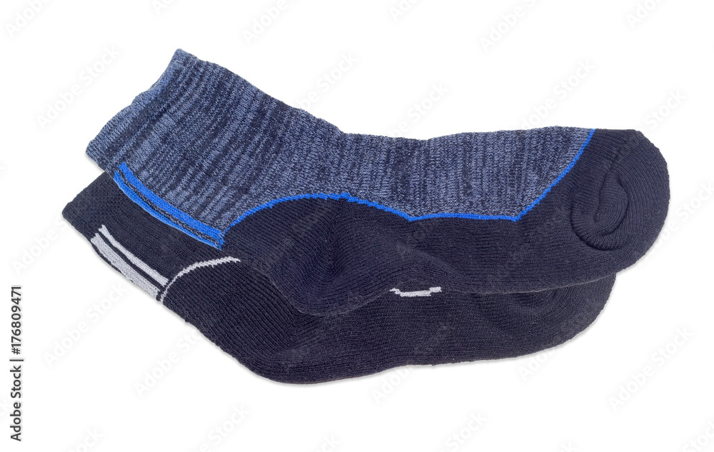 Two pairs of the different dark men's thermal socks Two pairs of the different dark men's thermal socks