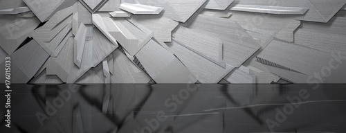 Futuristic Creative Interior (3d illustration)