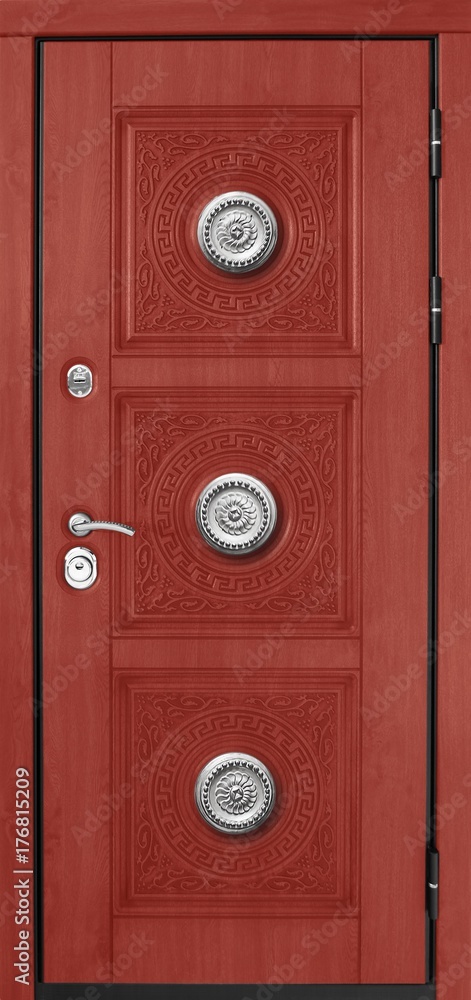 Fototapeta premium Entrance door (metal door)