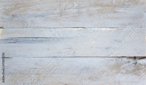 Shabby chic background - wooden boards, scuffed paint & design space.