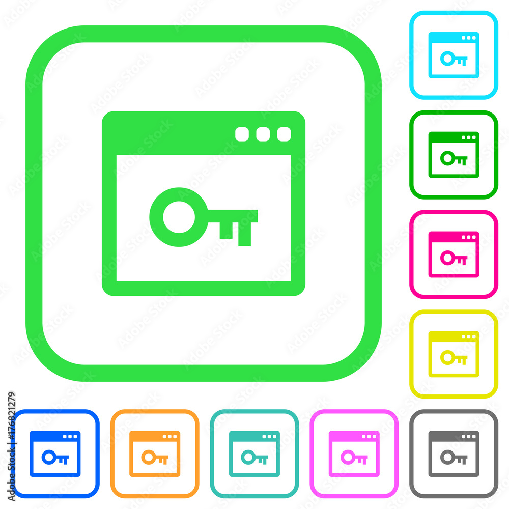 Lock application vivid colored flat icons icons Lock application vivid colored flat icons icons