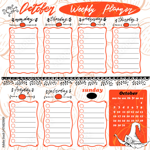 weekly planner