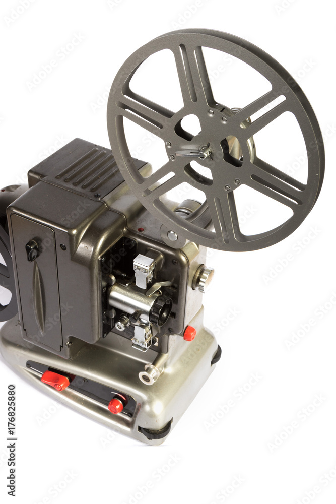 Naklejka premium Retro or vintage home movie projector