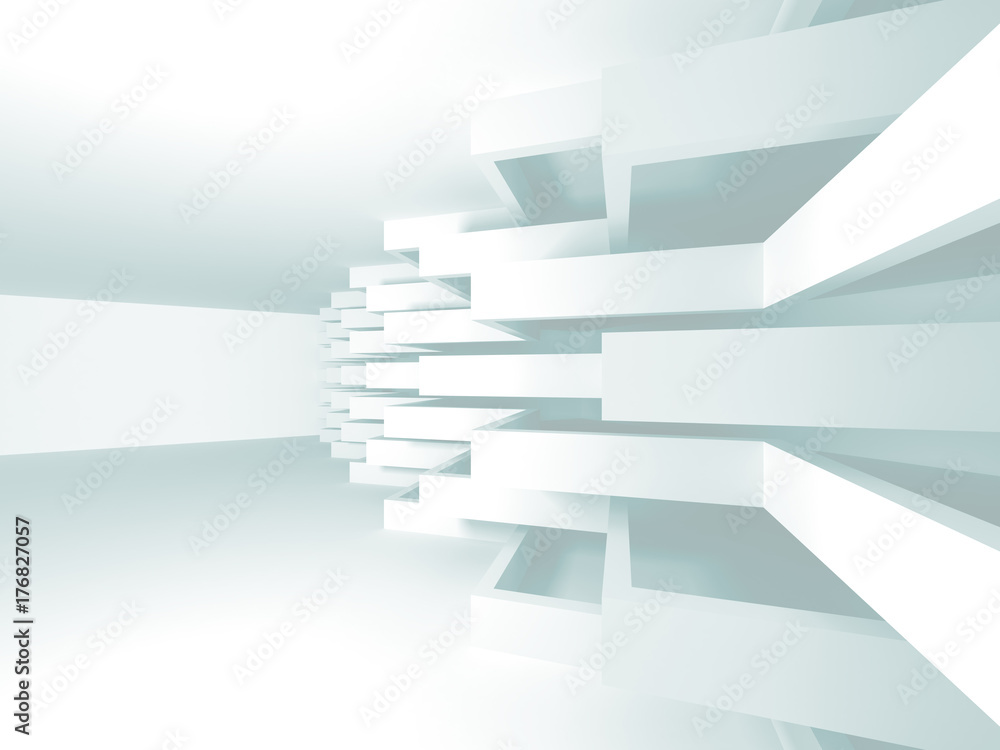 Abstract Modern White Architecture Background Abstract Modern White Architecture Background