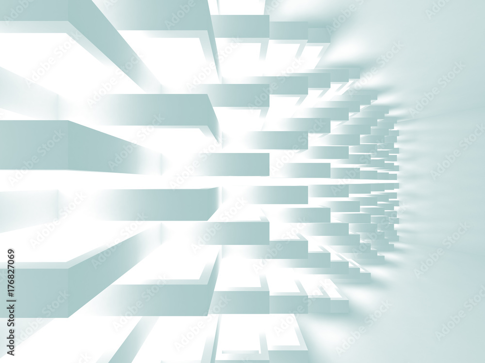 Abstract Modern White Architecture Background Abstract Modern White Architecture Background