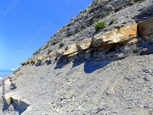 Rocks along the Black Sea