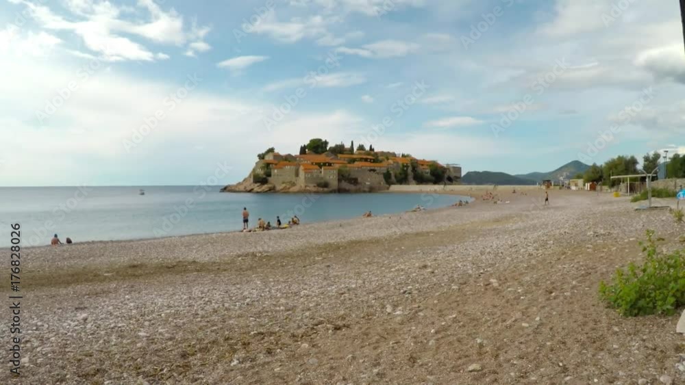 Sveti Stefan beach Montenegro Sveti Stefan beach Montenegro