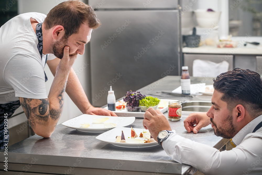 Chefs are brainstorming Chefs are brainstorming