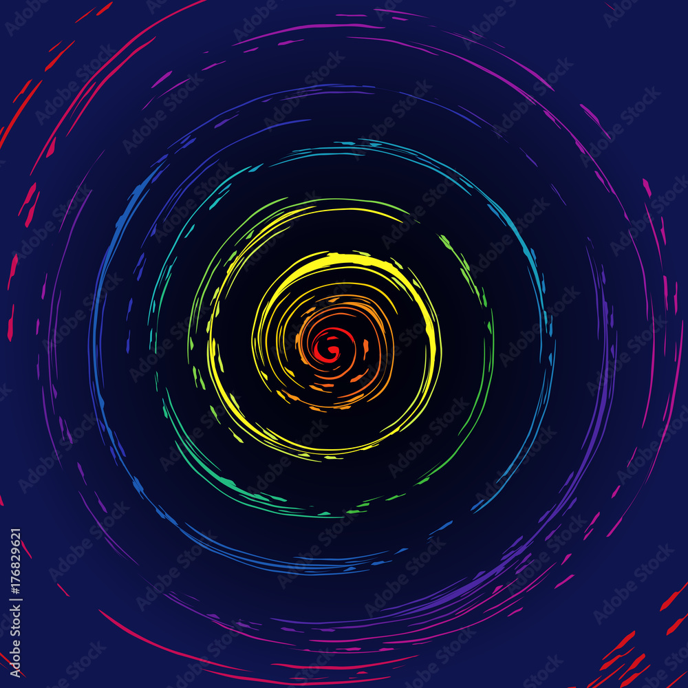 Colorful whirl pattern Colorful whirl pattern
