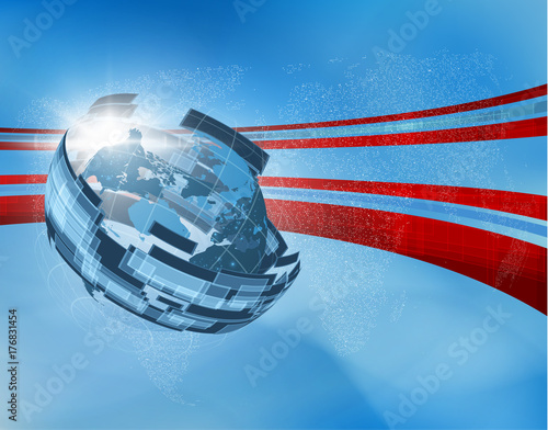 Abstract news vector background. EPS10