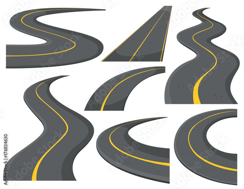 Different pattern of roads