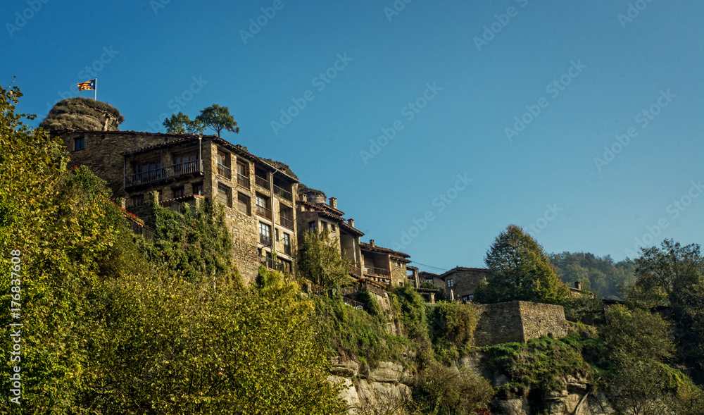 mountain village called Rupit, located in Catalonia