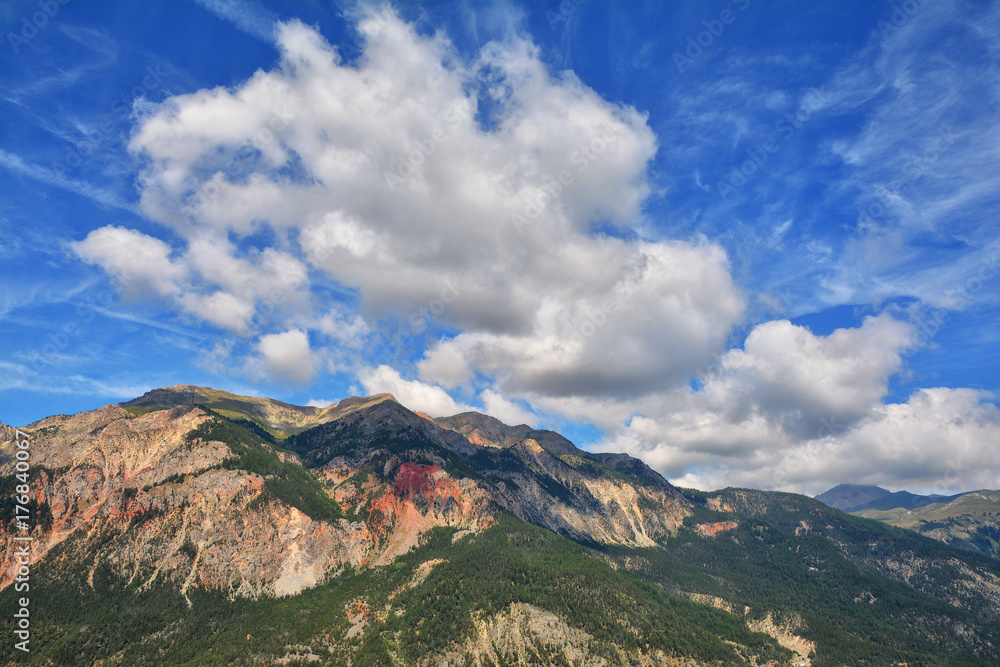 Amazing nature in Torinese Alps, Cesana - Sestriere, Italy