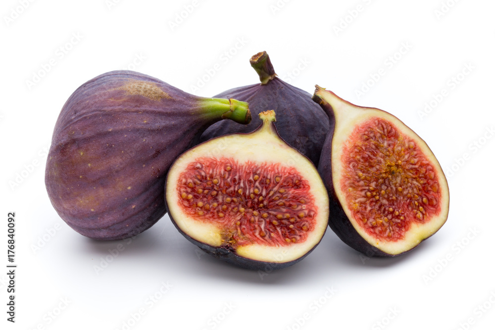 Fruits figs isolated on white background. Fruits figs isolated on white background.